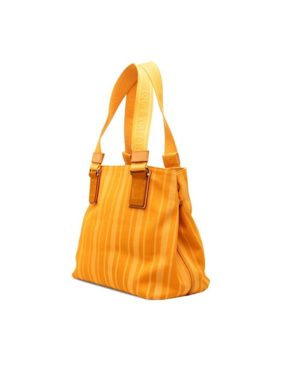 Louis Vuitton Plan Soleil Cabas PM Tote Shoulder Bag Joan Passion Yellow Canvas - Picture 2 of 7